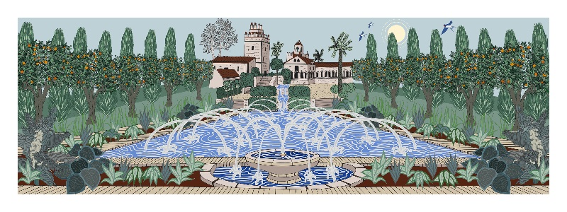 Fountains of Cordoba, by Rob Pepper
